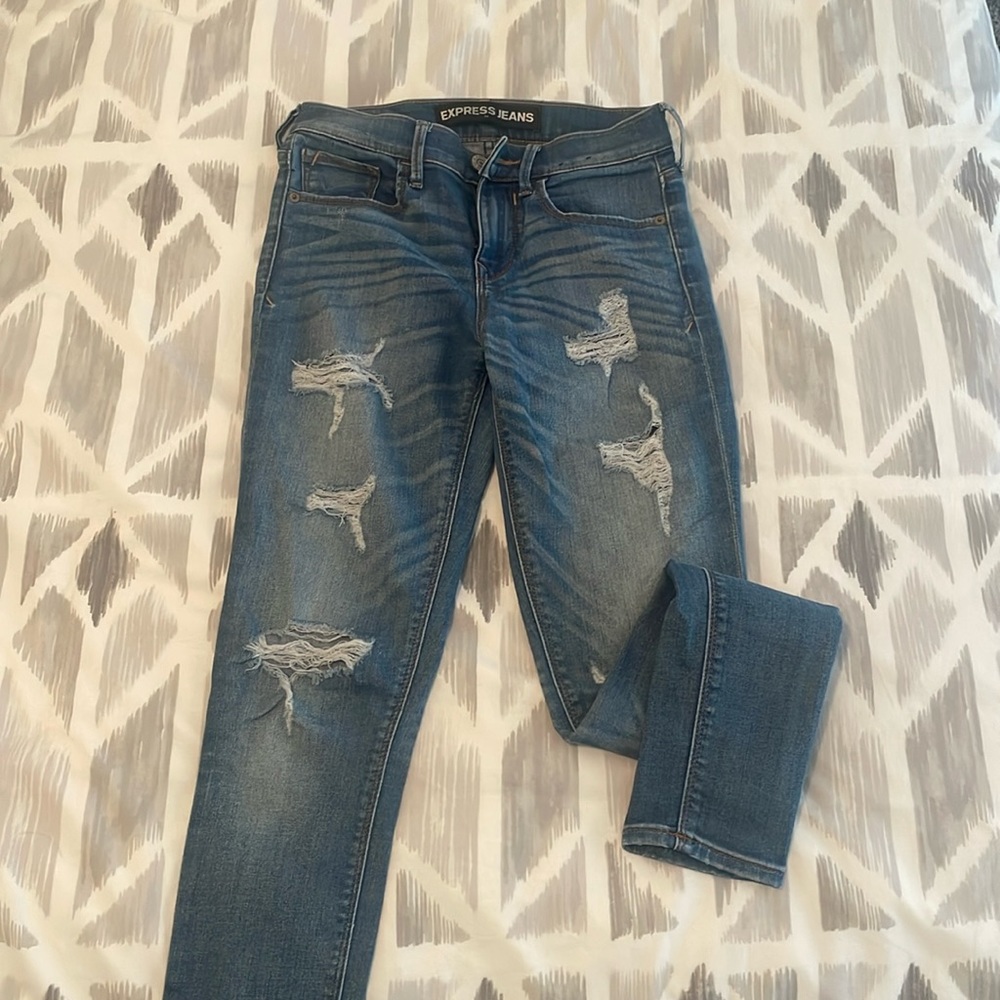 Express mid rise jeggings
